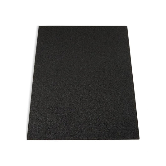 Lija de agua negra grano 80 para lijado grueso y desbaste de metal, madera y otras superficies