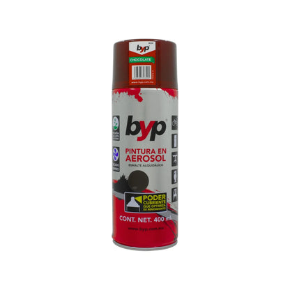 Pintura en aerosol chocolate 400 ml Byp