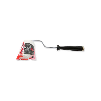 Mini rodillo de pintura GENERAL 4" alta densidad, pelo 3/4" para superficies rugosas, mango ergonómico negro