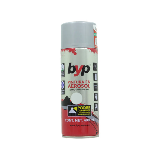 Pintura en aerosol aluminio 400 ml Byp AAL