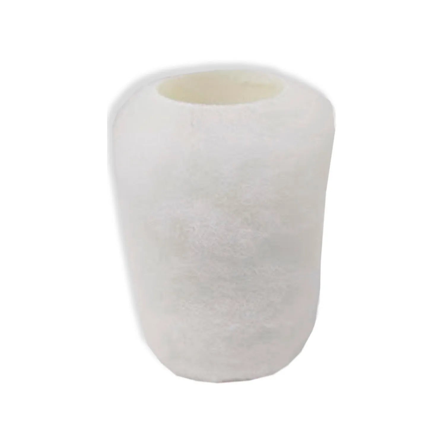 Repuesto de rodillo de pintura profesional blanco 4x3/4 pulgadas para acabados lisos