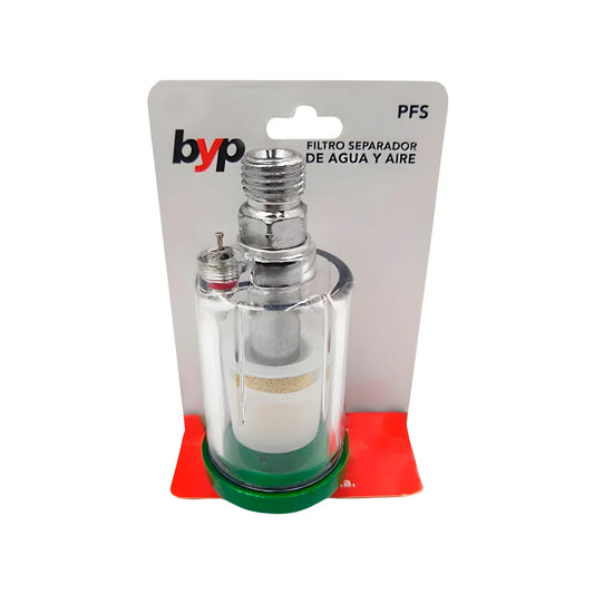 Separador para compresora de agua y aceite 1/4" Byp PFS