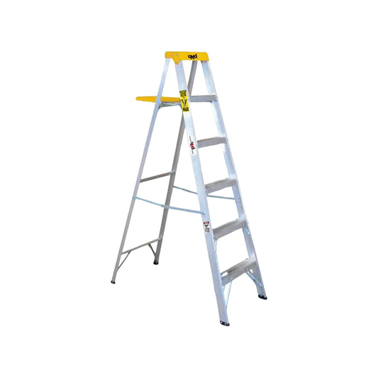 Escalera tijera 5 peldaños (1.52 m) Byp amarilla