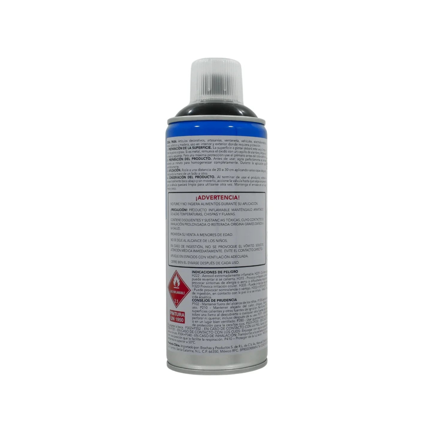 Pintura en aerosol negro mate acrílico 400 ml Byp Súper ANMS00