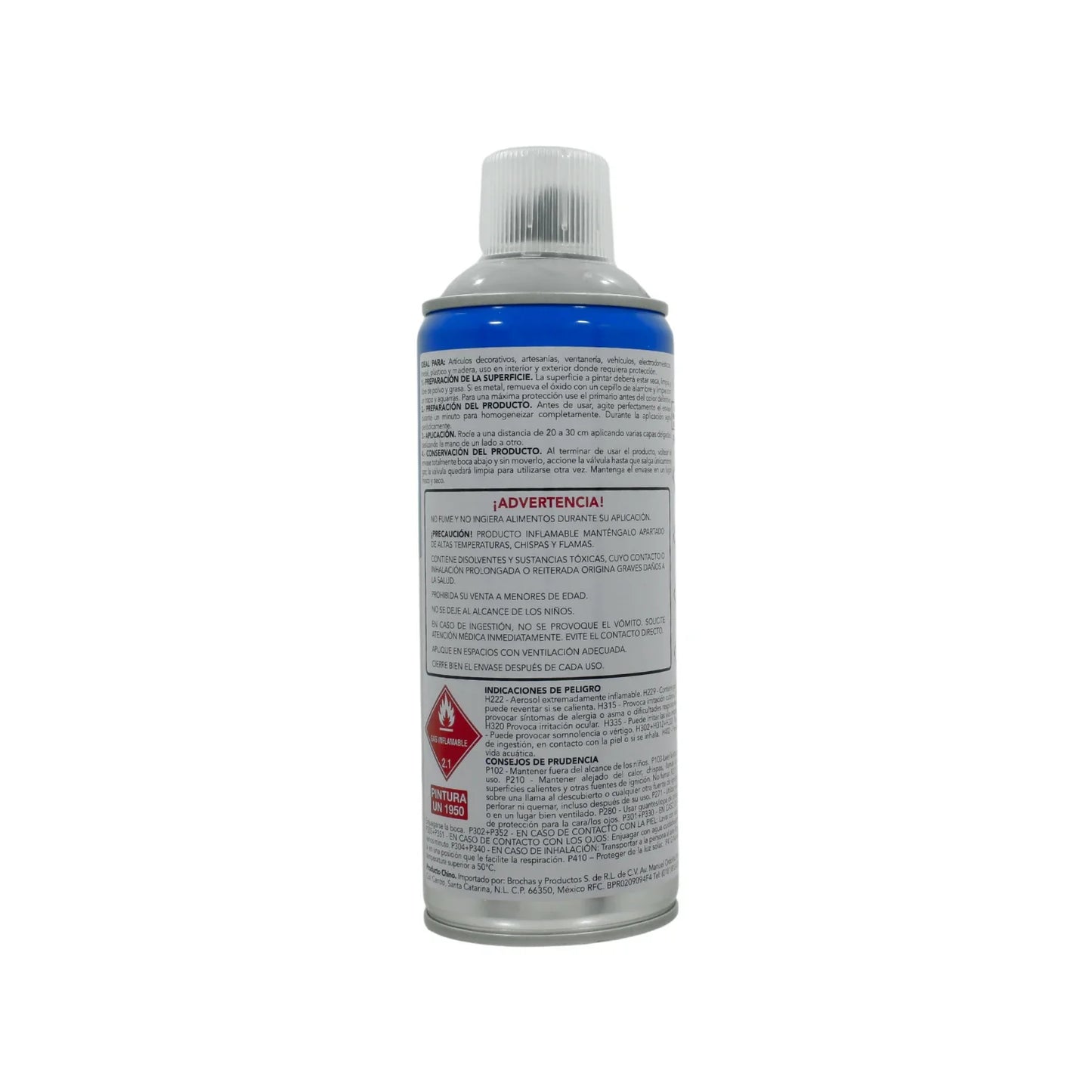 Pintura en aerosol gris máquina acrílico 400 ml Byp Súper AGRS00