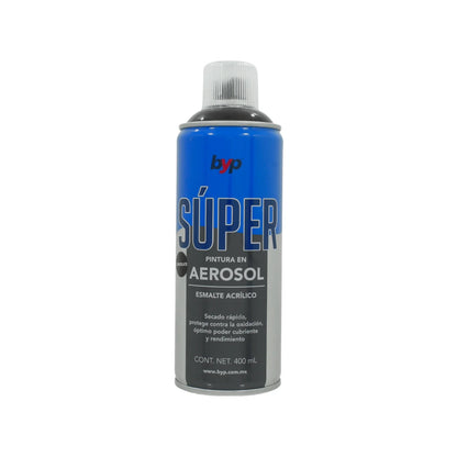 Pintura en aerosol chocolate acrílico 400 ml Byp ACHS00