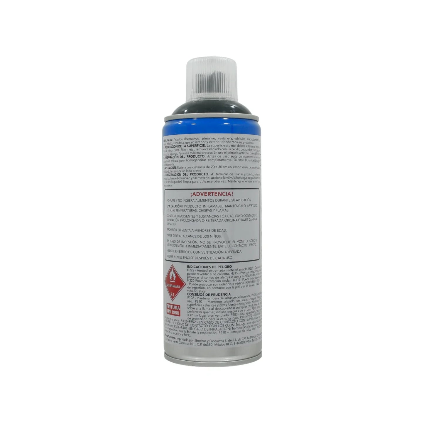 Pintura en aerosol verde obscuro acrílico 400 ml Byp AVOS00