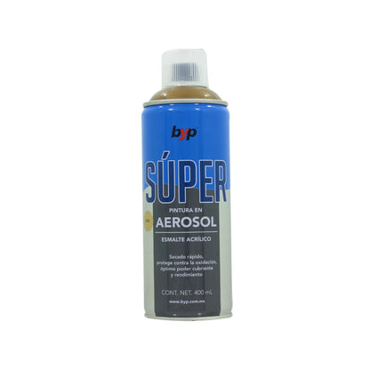 Pintura en aerosol oro acrílico 400 ml Byp AORS00