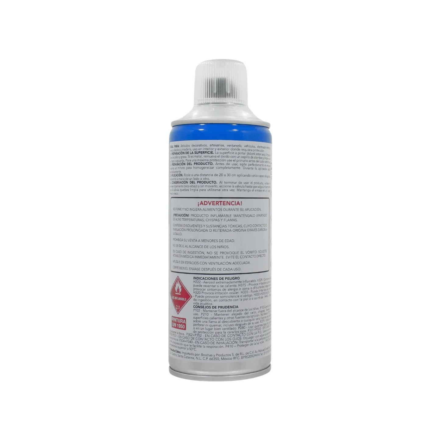 Pintura en aerosol cromo acrílico 400 ml Byp Súper ACMS00