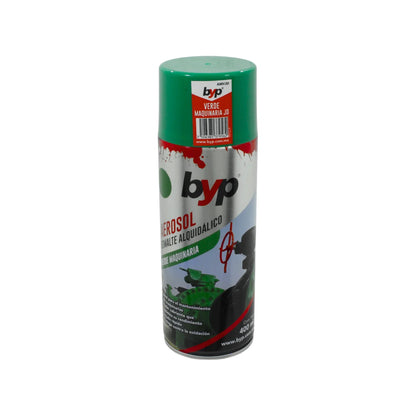 Pintura en aerosol verde maquinaria 400 ml Byp