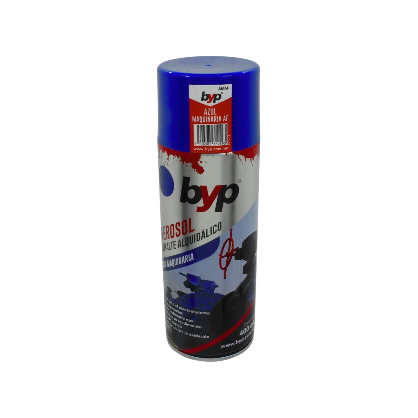Pintura en aerosol azul maquinaria 400 ml Byp