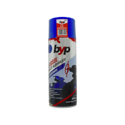 Pintura en aerosol azul maquinaria 400 ml Byp