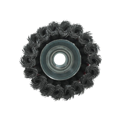 Carda de copa 3" x 5/8" trenzada alambre fino Byp CET301FN