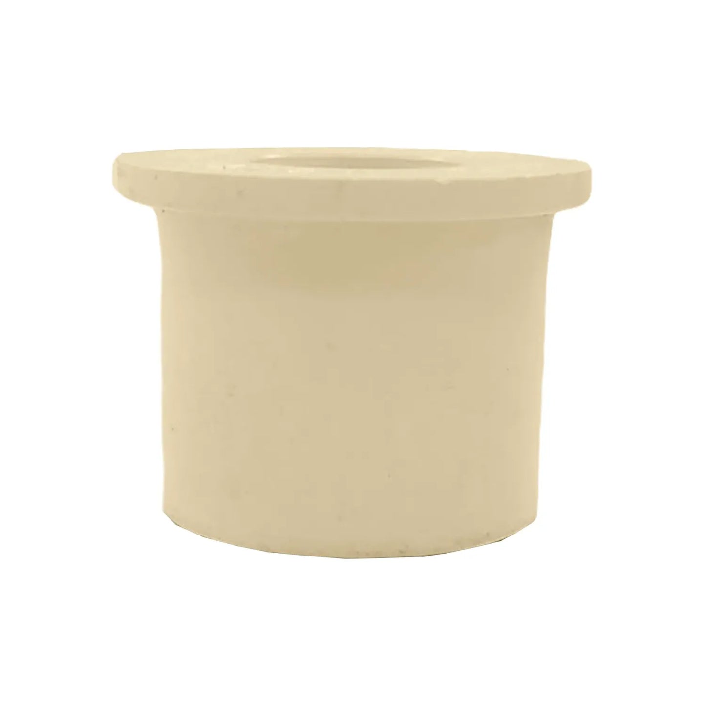 Reducción bushing CPVC crema 3/4 x 1/2 pulgada, accesorio de plomería para sistemas de agua