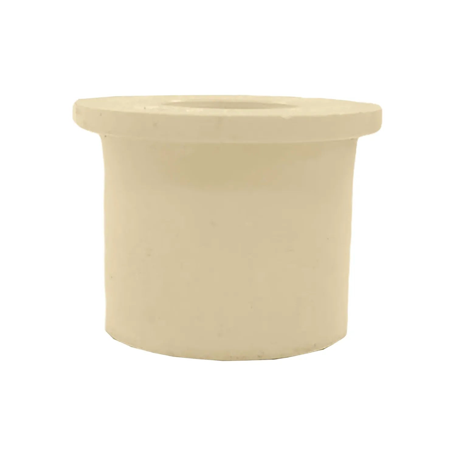 Reducción bushing CPVC crema 3/4 x 1/2 pulgada, accesorio de plomería para sistemas de agua