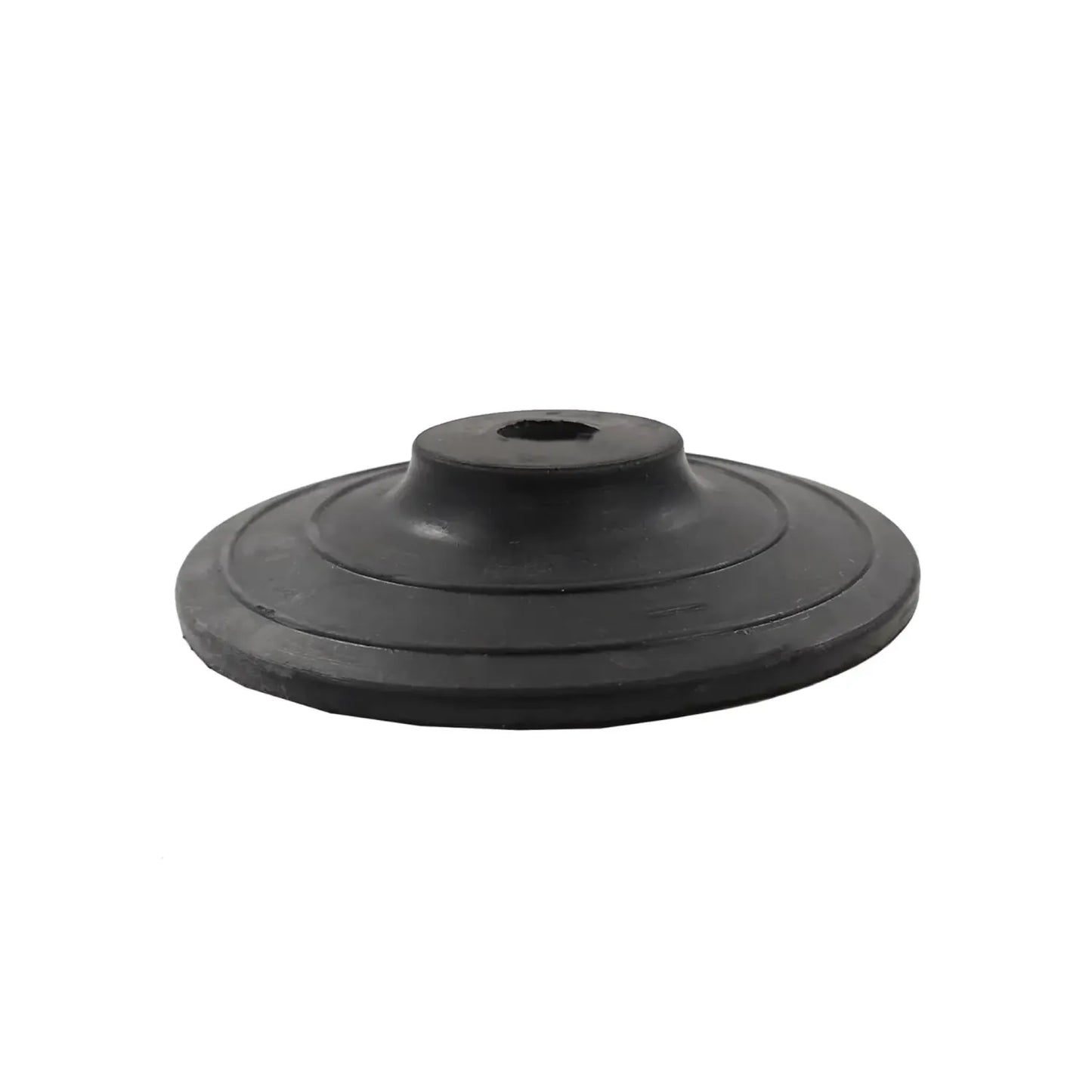 Base niveladora de goma negra antivibración para maquinaria industrial y mobiliario