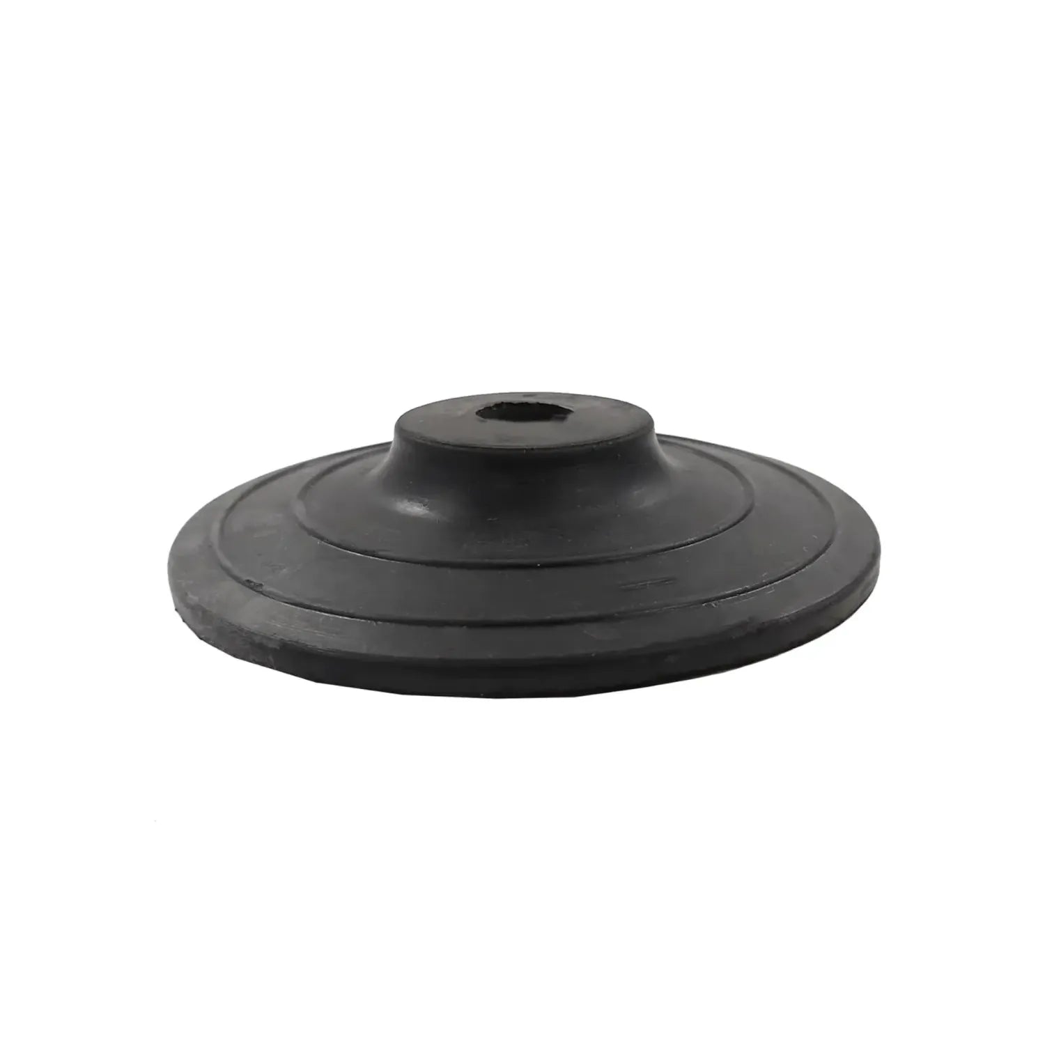 Base niveladora de goma negra antivibración para maquinaria industrial y mobiliario