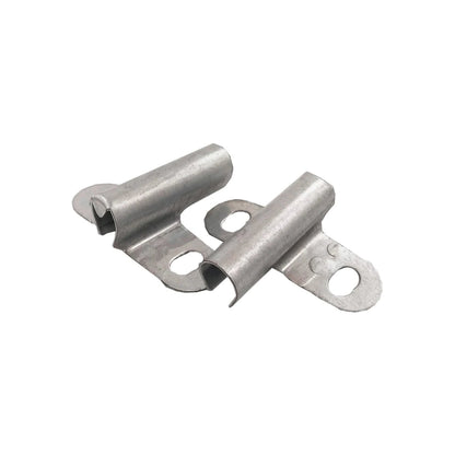 Chumaceras galvanizadas para carretilla, juego de 2 piezas, rodamientos metálicos resistentes