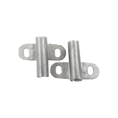 Chumacera galvanizada para carretilla, juego de 2, soportes de eje, refacción