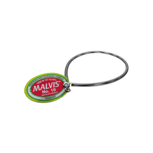 Resistencia eléctrica MALVIS 1200W 127V No. 18 para calentador y parrilla