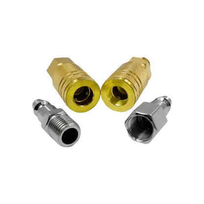 Coples rápidos para compresora 4 piezas Goni 41018