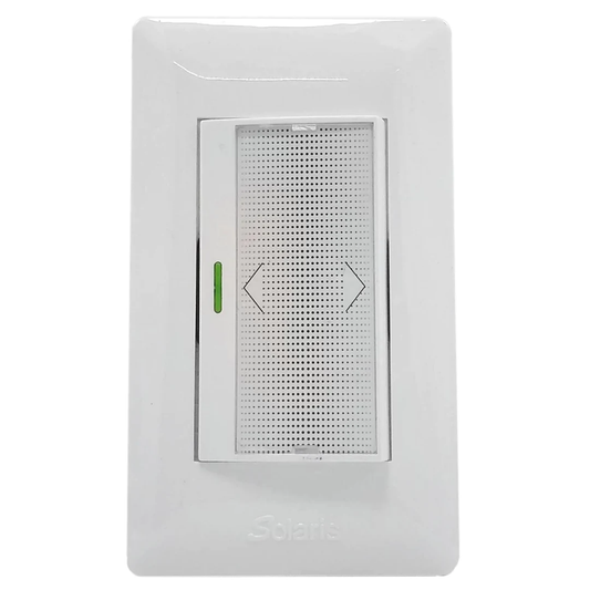 Placa 1 apagador escalera blanca Solaris 1WB-1 ultra