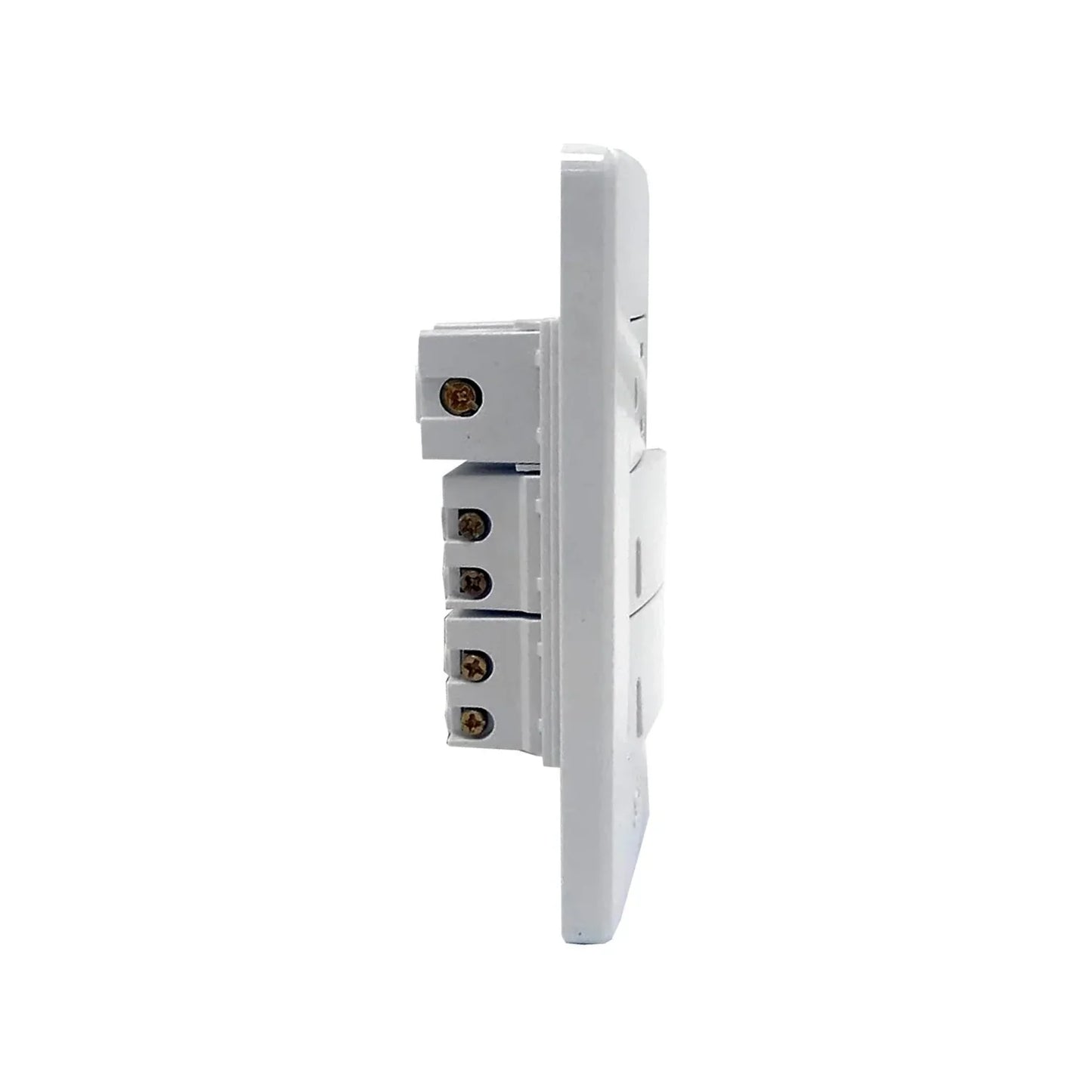 Placa 2 apagadores/1 contacto blanca Solaris 86622BC