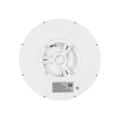 Lámpara panel LED redonda de sobreponer 18W blanca marca Solaris para uso interior