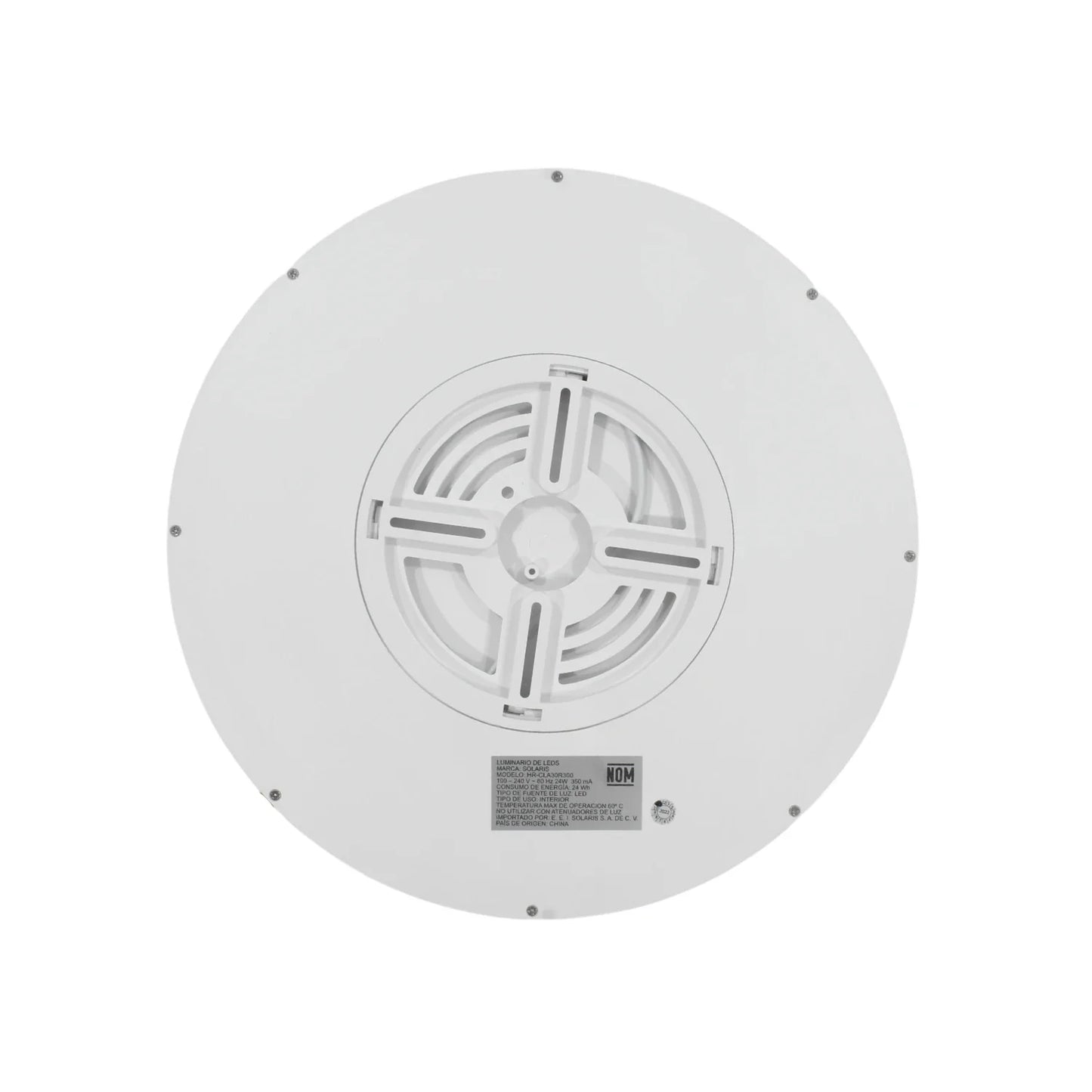 Lámpara panel 24 W redonda sobreponer Solaris TOM24-BC blanca