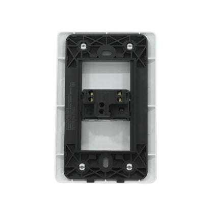 Placa 1 apagador escalera blanca Solaris ECO-1-BC
