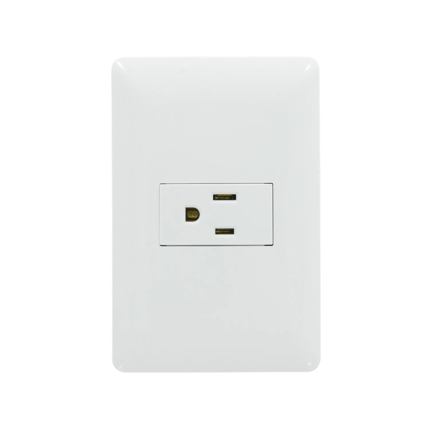 Placa 1 contacto blanca Solaris U05/ECO-61-1-BC