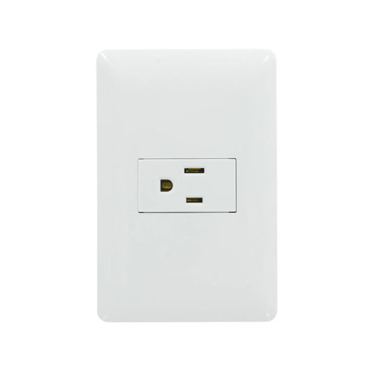 Placa 1 contacto blanca Solaris U05/ECO-61-1-BC