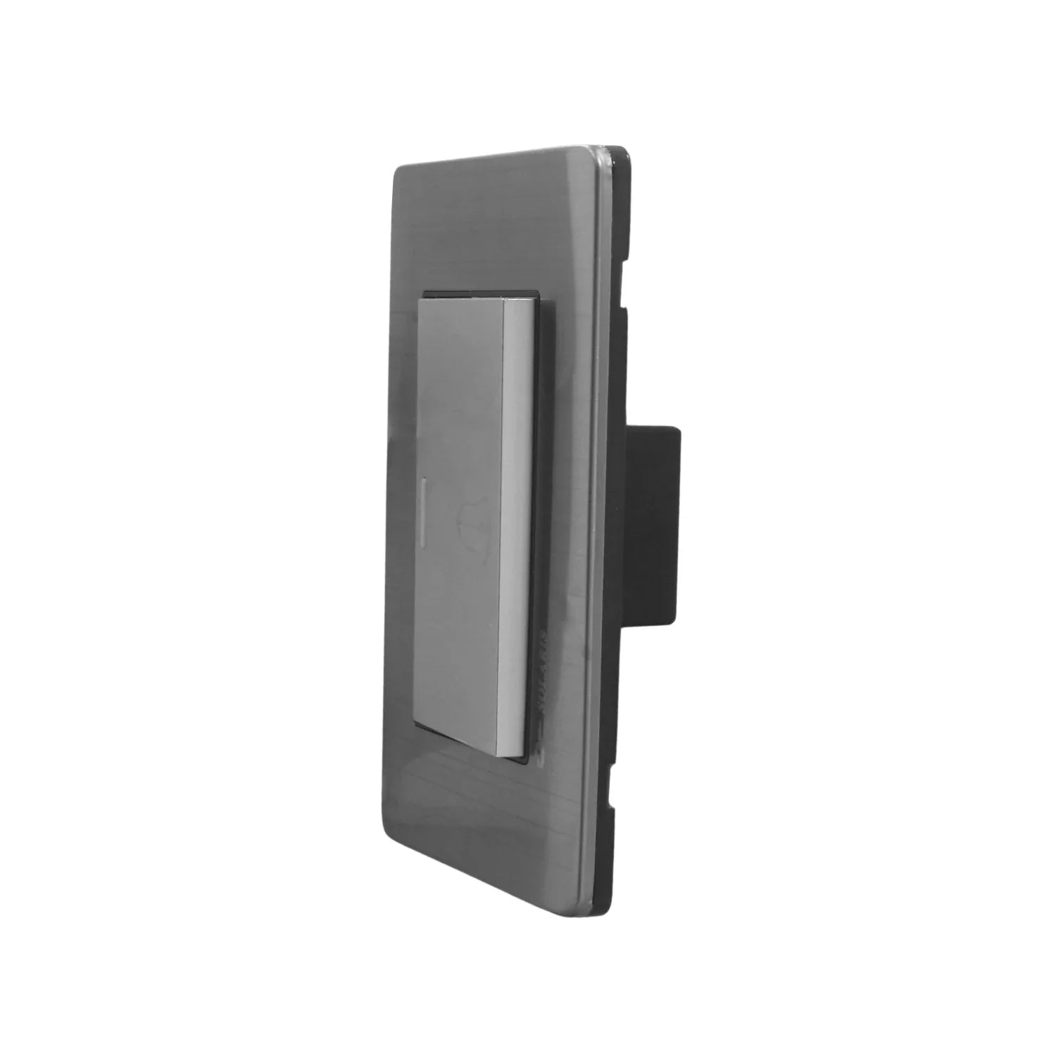 Placa botón para timbre gris Solaris AL-27-GR