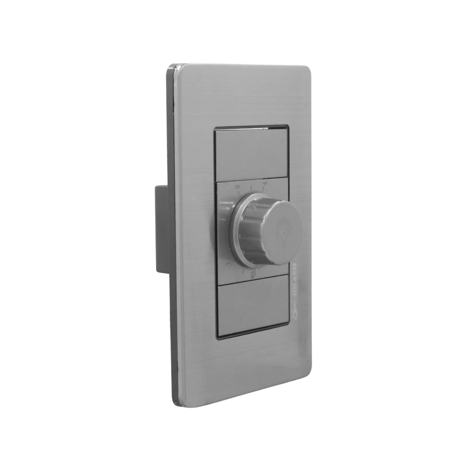 Placa 1 dimmer gris Solaris AL-11-GR