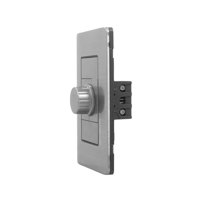 Placa 1 dimmer gris Solaris AL-11-GR