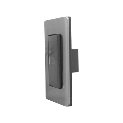 Placa botón para timbre negro Solaris AL-27-NG
