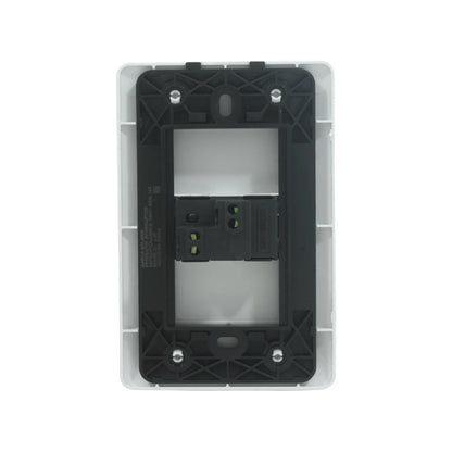 Placa botón para timbre blanco Solaris ECO-27-BC