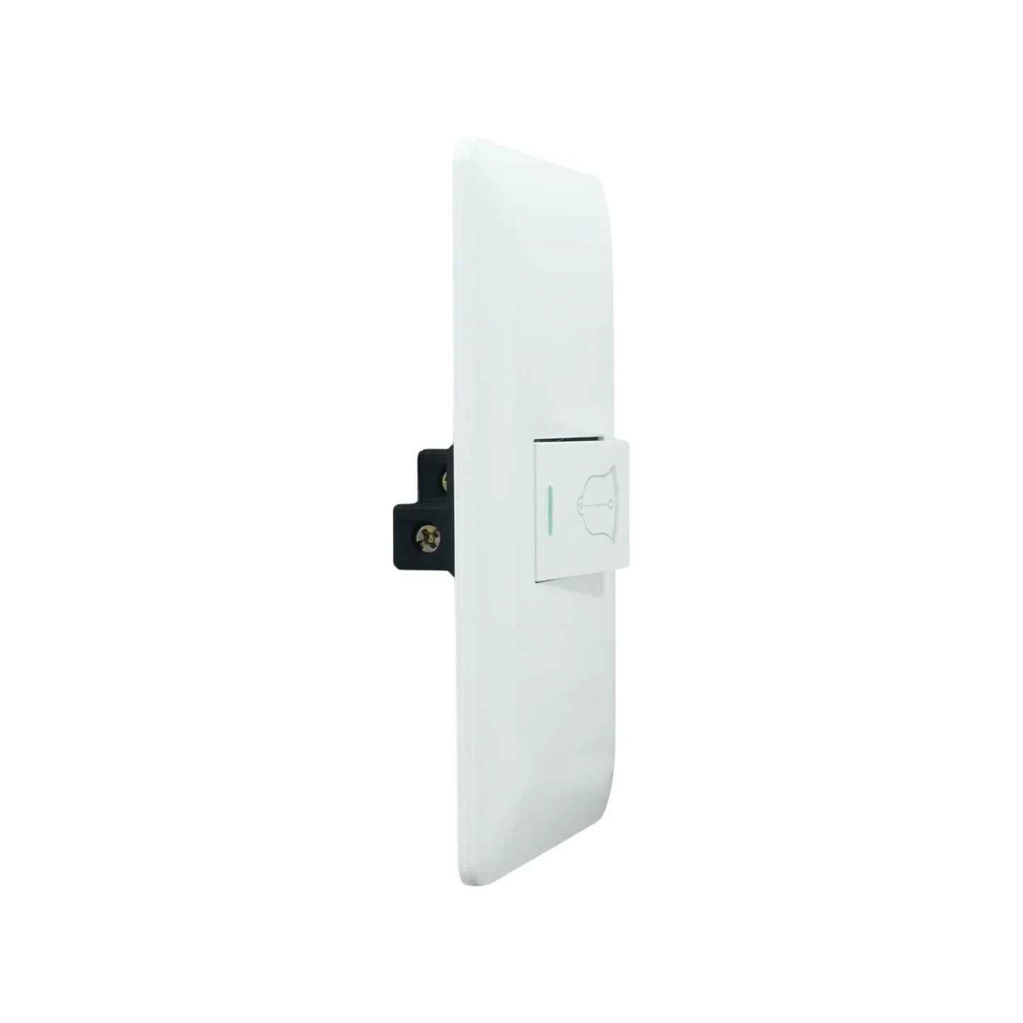 Placa botón para timbre blanco Solaris ECO-27-BC