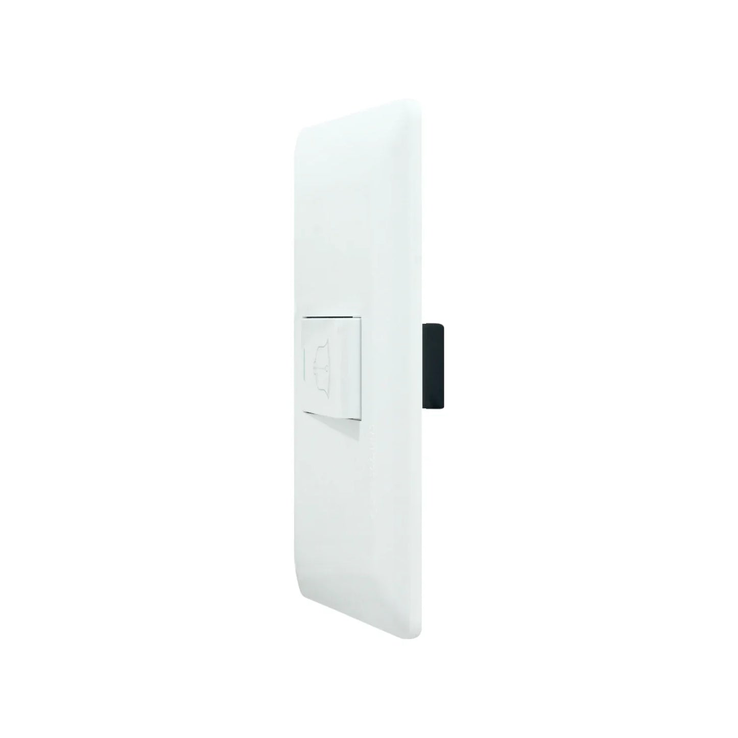 Placa botón para timbre blanco Solaris ECO-27-BC