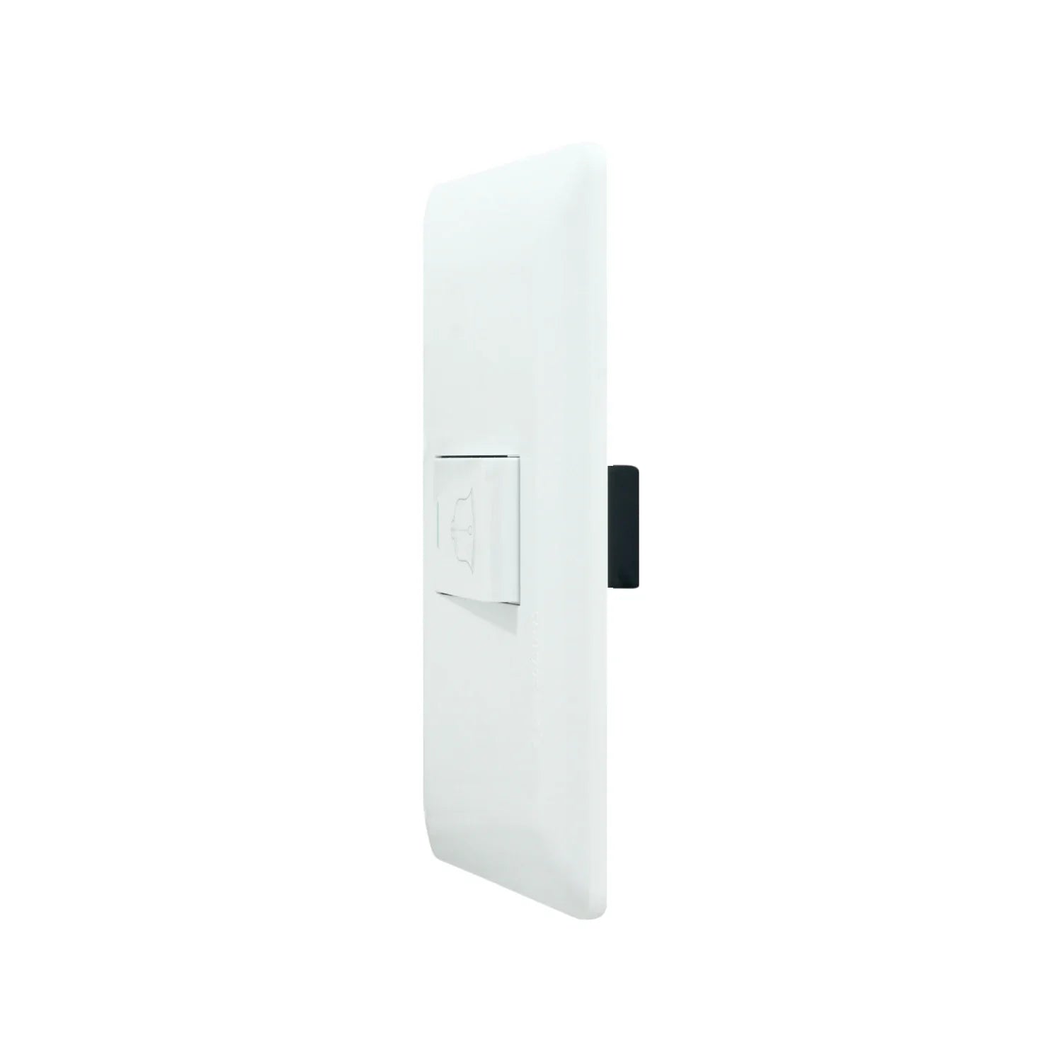 Placa botón para timbre blanco Solaris ECO-27-BC