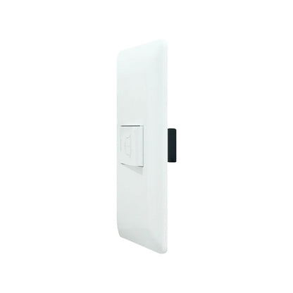 Placa botón para timbre blanco Solaris ECO-27-BC