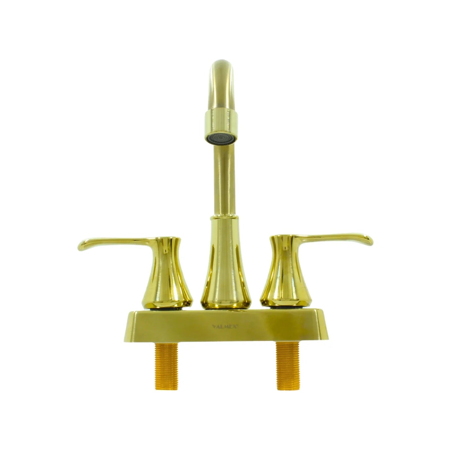 Mezcladora para lavabo 4" dorada Valmex VP42.020BG