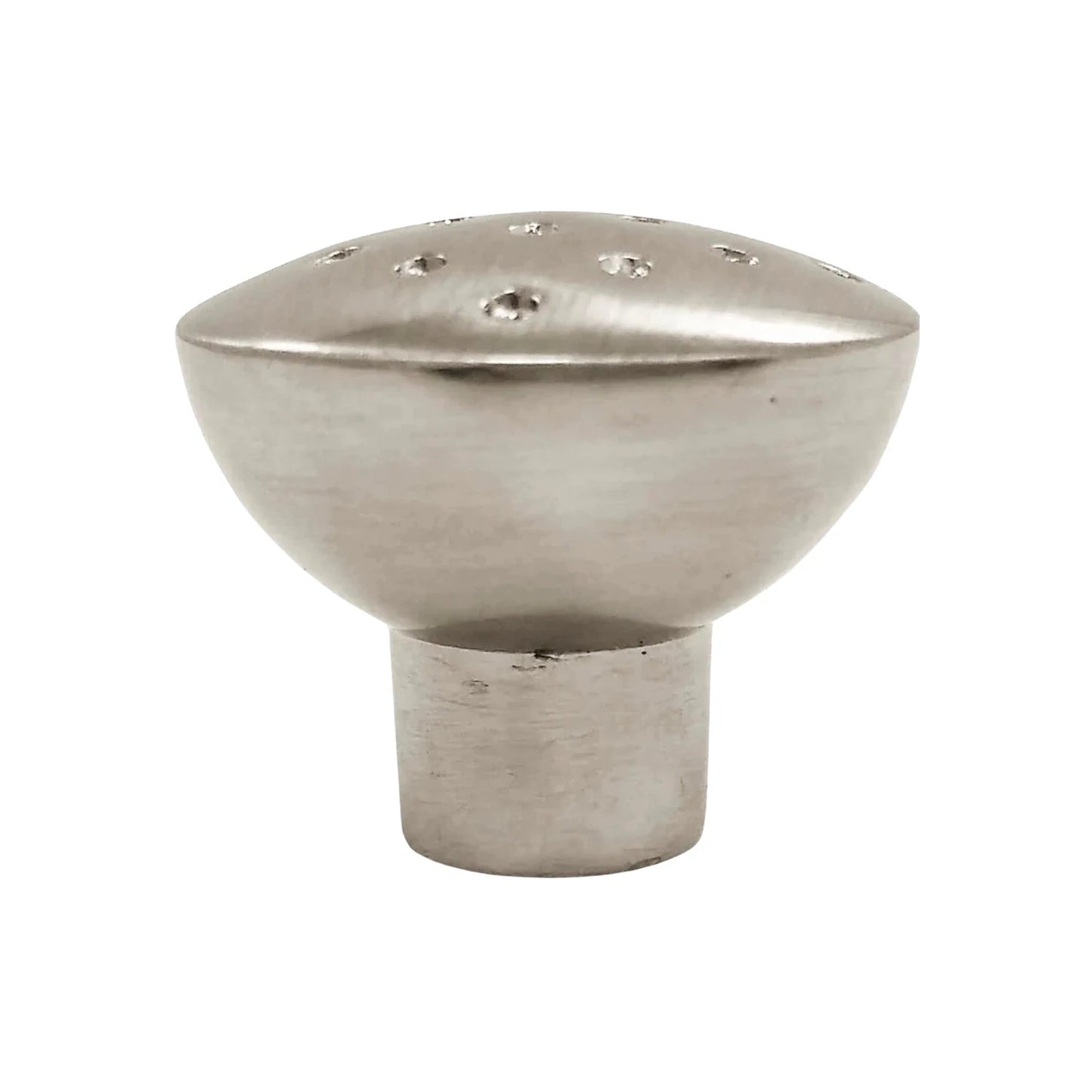 Pomo jaladera de mueble 28mm cromo mate galaxia, diseño perforado para gabinetes