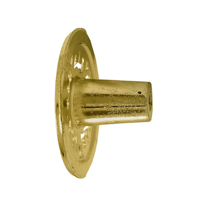 Jaladera 38 mm latón brillante Rish calada