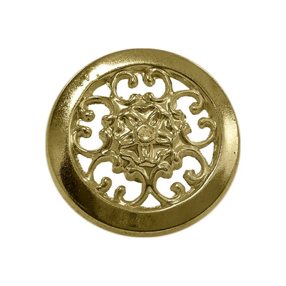 Jaladera 38 mm latón brillante Rish calada