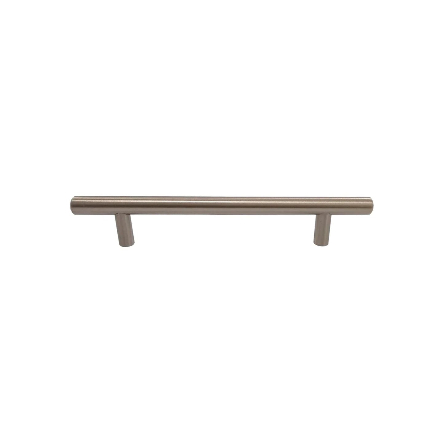 Jaladera de barra níquel satinado cepillado 160mm para gabinetes y cajones de cocina