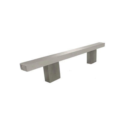 Jaladera 96 mm rectangular níquel satinado cepillado Rish 8123/96