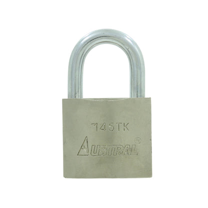 Candado de seguridad metálico Austral 145TK de 45mm con gancho corto