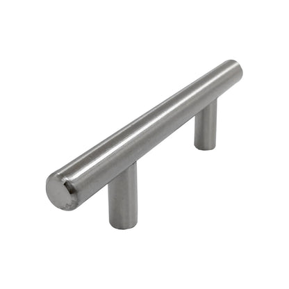 Jaladera de barra moderna de acero inoxidable cepillado para gabinetes y cajones