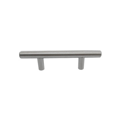 Jaladera tirador barra de acero inoxidable satinado para cajones y puertas de muebles modernos o cocina